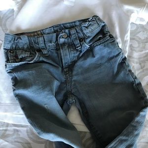 Ralph Lauren boys baby blue jeans distressed sz 5